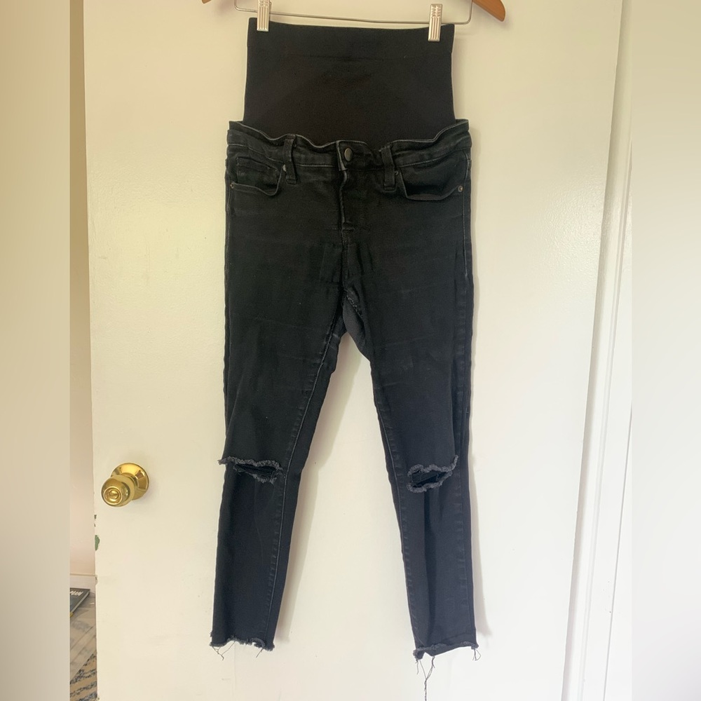 Blanqi Postpartum Support Cropped Skinny Jeans